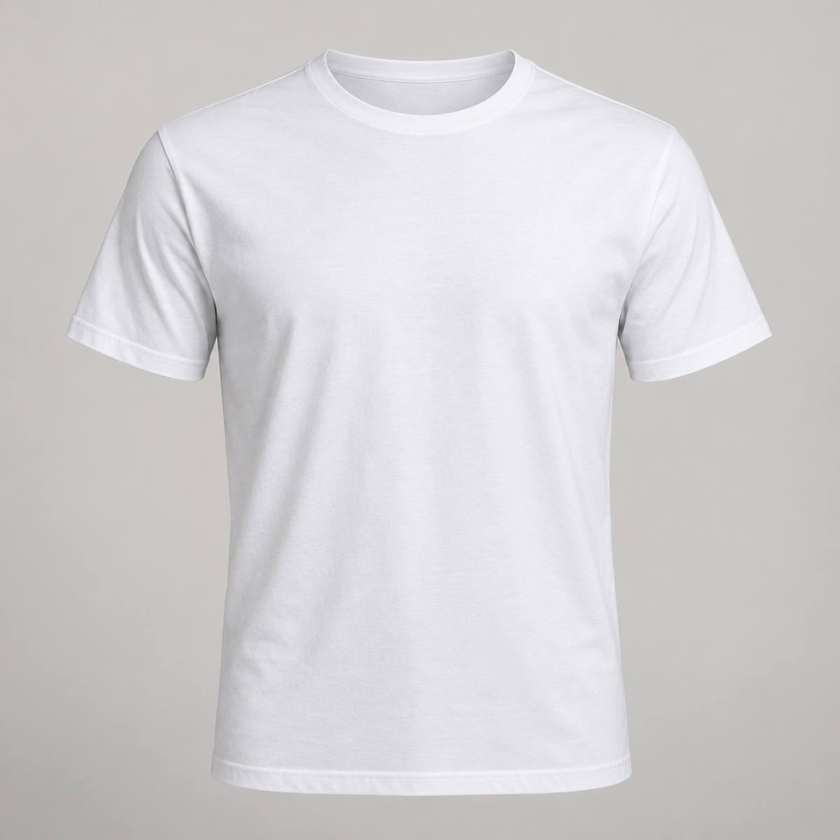 Camiseta branca de manga curta