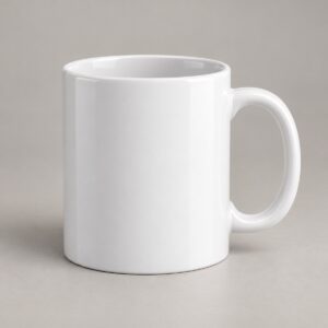 Caneca branca personalizada de 325 ml