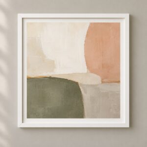 Quadro personalizado com arte abstrata